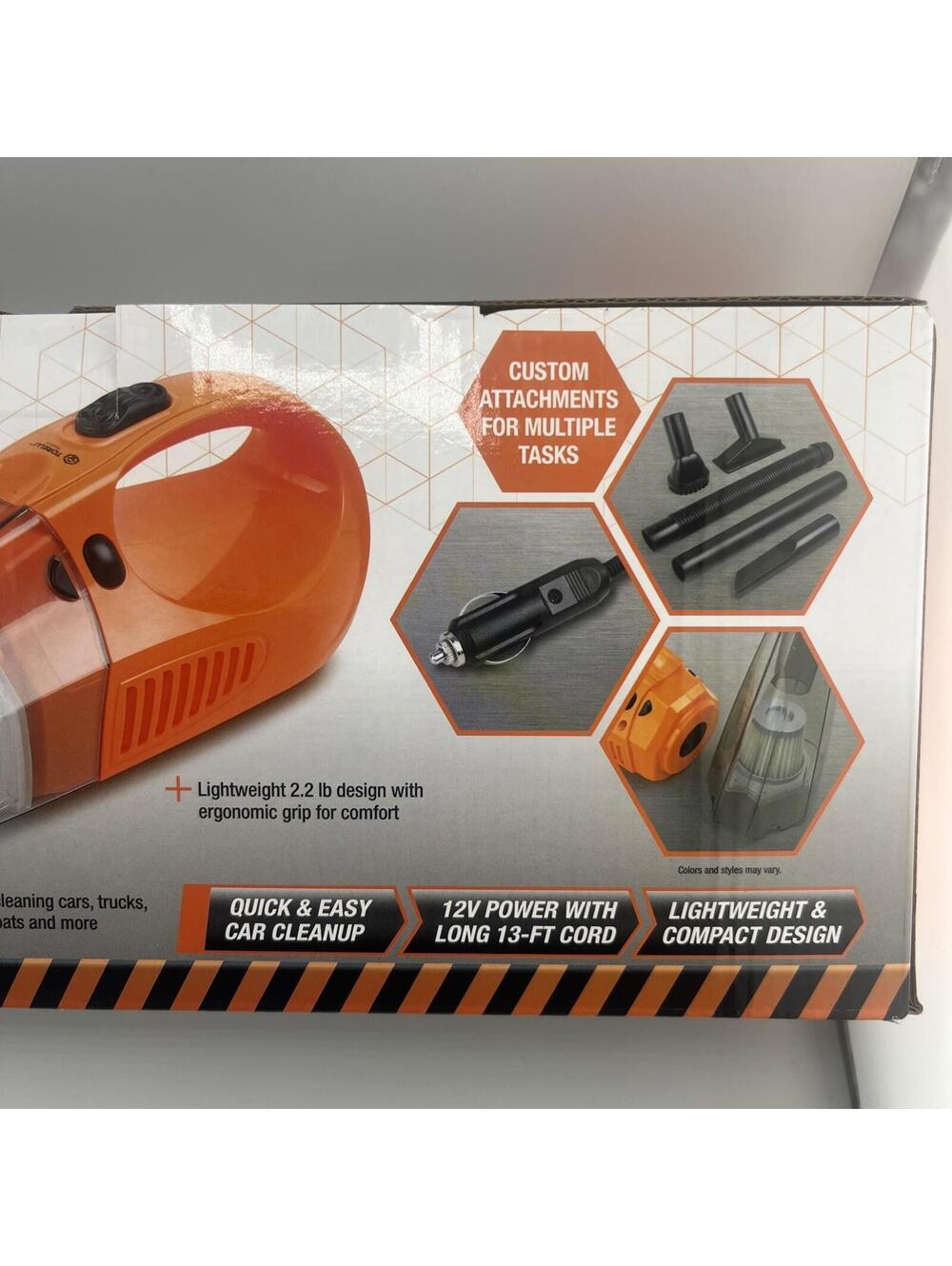 Torelli Tools 12V Portable Auto Vacuum Cleaner New In Box Car Detailing - Picture 4 of 5